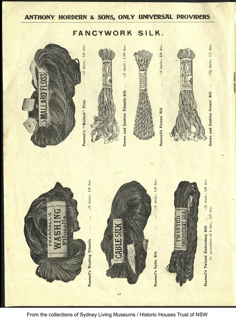 An illustration from Anthony Horderns' price list of art needlework : and materials for fancy work suited to fair fingers., 1911, leaf 13