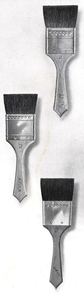 An illustration from A Catalog of Horseshoe Brand Brushes : 1924, 1924, leaf 43