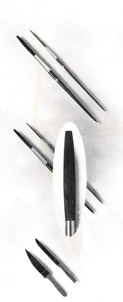 An illustration from A Catalog of Horseshoe Brand Brushes : 1924, 1924, leaf 56