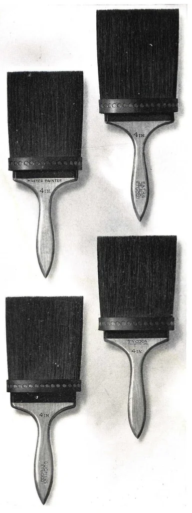 An illustration from A Catalog of Horseshoe Brand Brushes : 1924, 1924, leaf 7