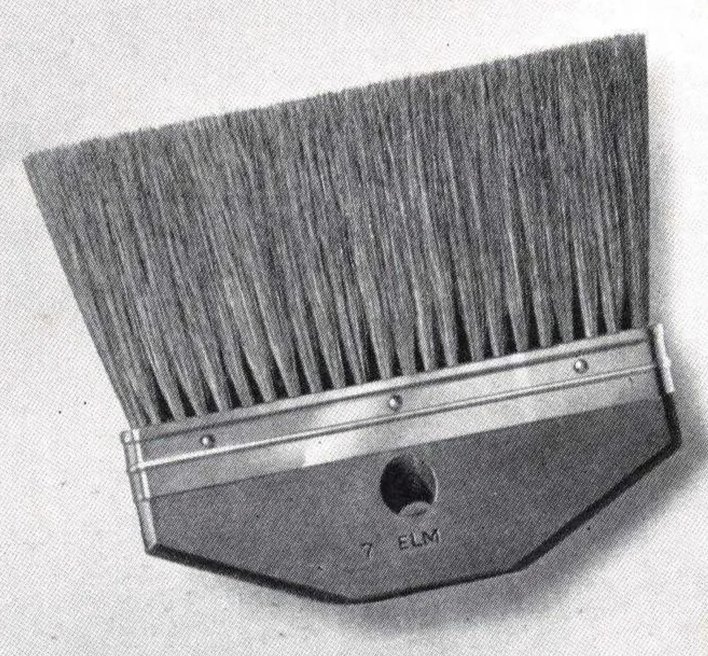 An illustration from Horseshoe Brand Brushes, 1924, leaf 28