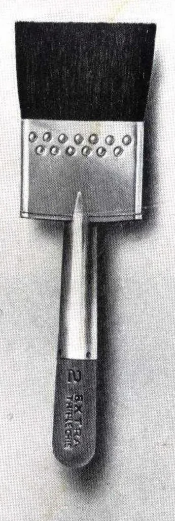 An illustration from Horseshoe Brand Brushes, 1924, leaf 47
