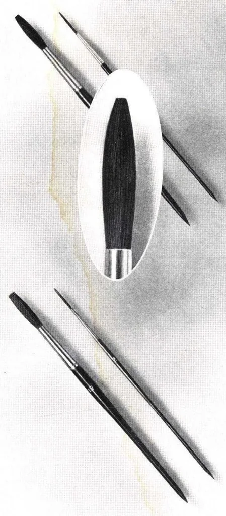 An illustration from Horseshoe Brand Brushes, 1924, leaf 54
