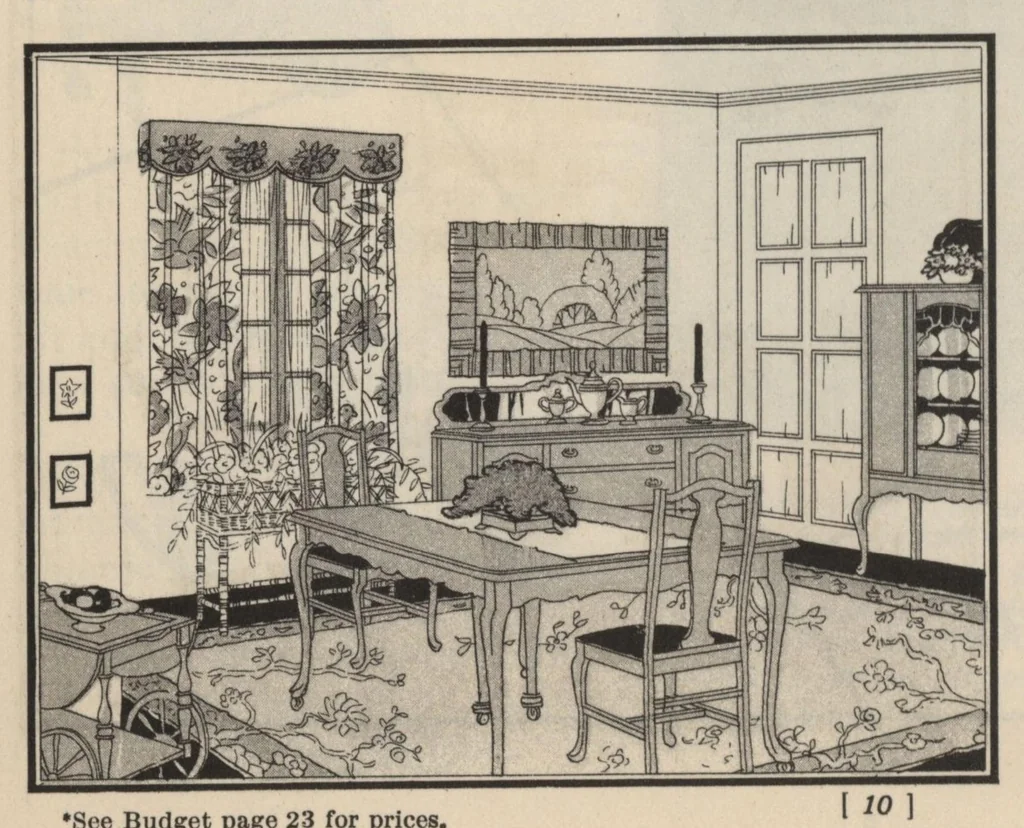 An illustration from How to choose colors and furnishings for your home., 1926, leaf 11