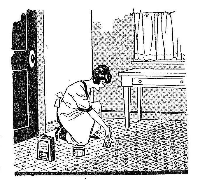 An illustration from How to Paint, 1920, leaf 6