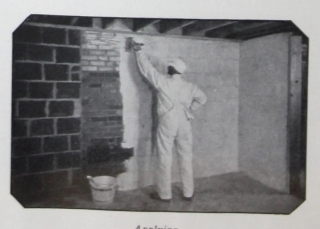 An illustration from How to paint concrete and masonry surfaces., 1930, leaf 11