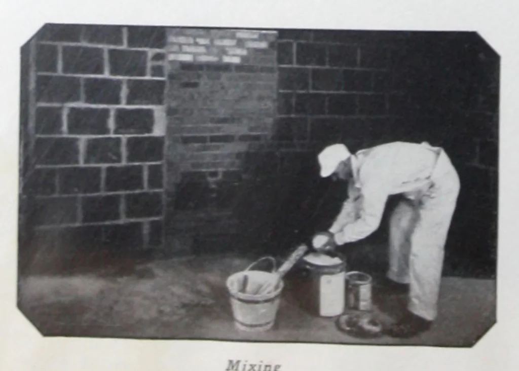 An illustration from How to paint concrete and masonry surfaces., 1930, leaf 11