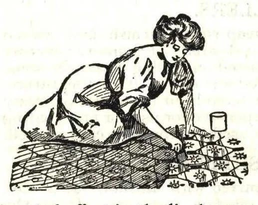 An illustration from How to paint: directions for applying paint and varnish with best results., 1915, leaf 11