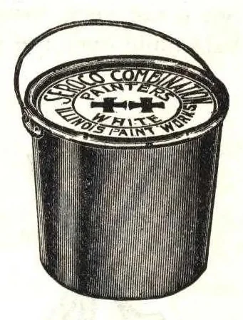An illustration from How to paint: directions for applying paint and varnish with best results., 1915, leaf 14