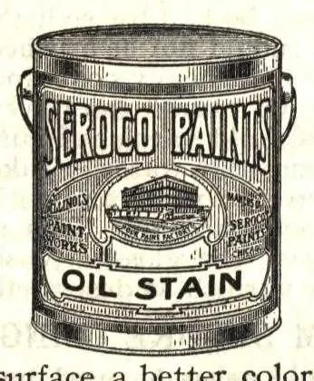 An illustration from How to paint: directions for applying paint and varnish with best results., 1915, leaf 8