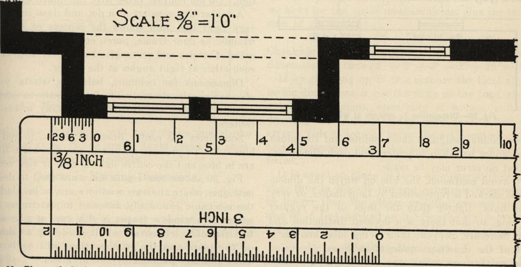 An illustration from How to read plans and take off bills of materials., 1917, leaf 10