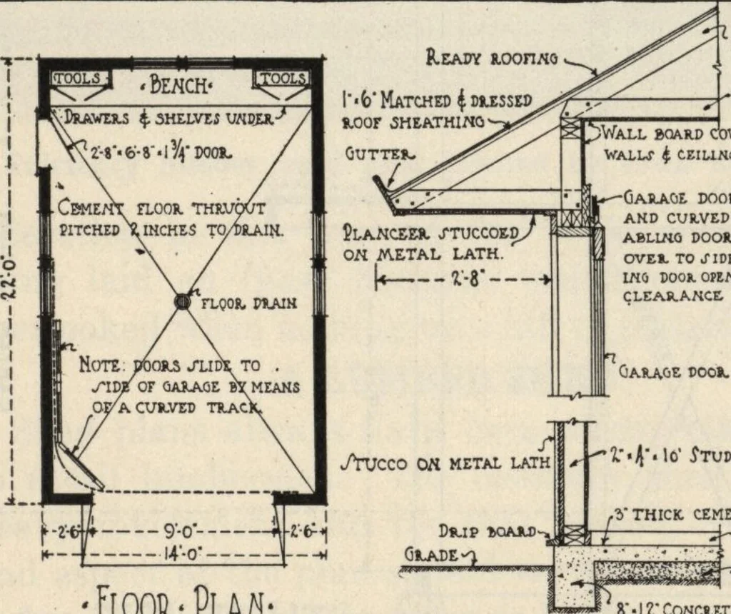 An illustration from How to read plans and take off bills of materials., 1917, leaf 103