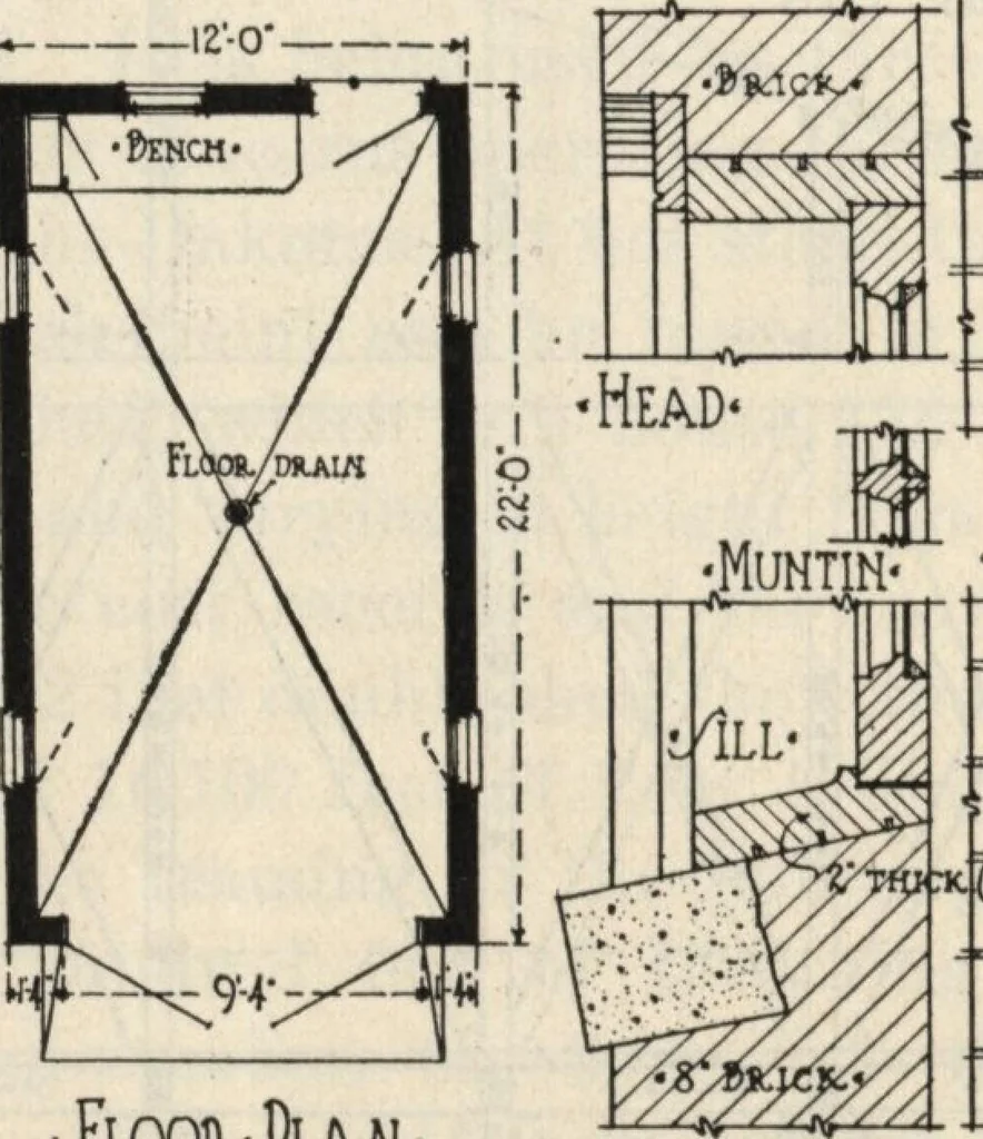 An illustration from How to read plans and take off bills of materials., 1917, leaf 103