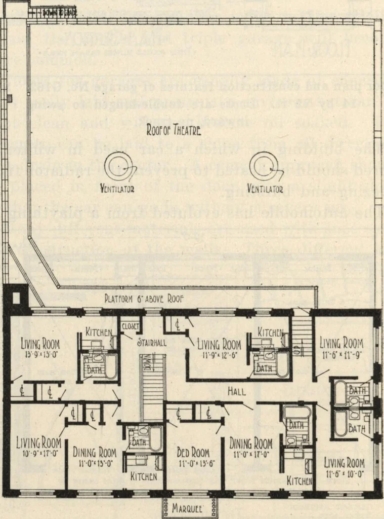 An illustration from How to read plans and take off bills of materials., 1917, leaf 105
