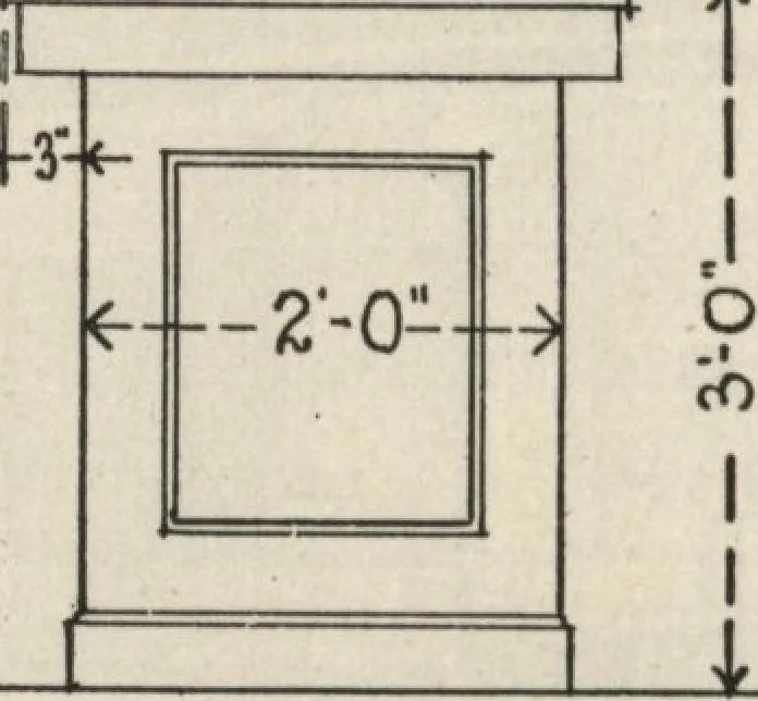 An illustration from How to read plans and take off bills of materials., 1917, leaf 113