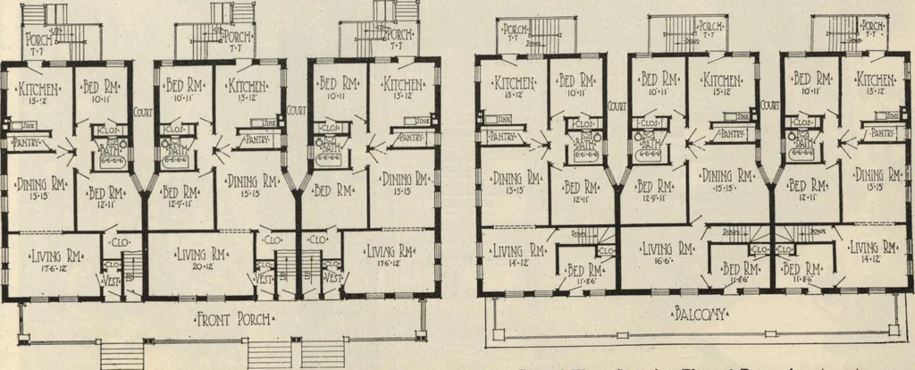 An illustration from How to read plans and take off bills of materials., 1917, leaf 114