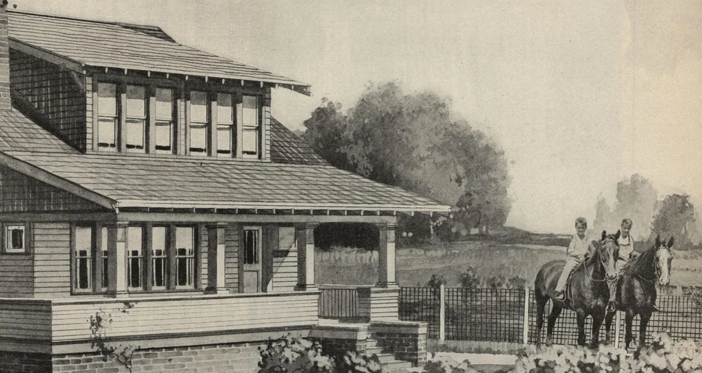 An illustration from How to read plans and take off bills of materials., 1917, leaf 115