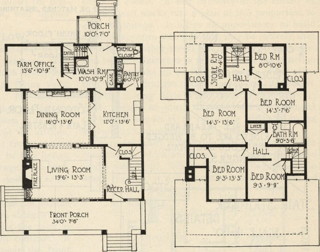 An illustration from How to read plans and take off bills of materials., 1917, leaf 116