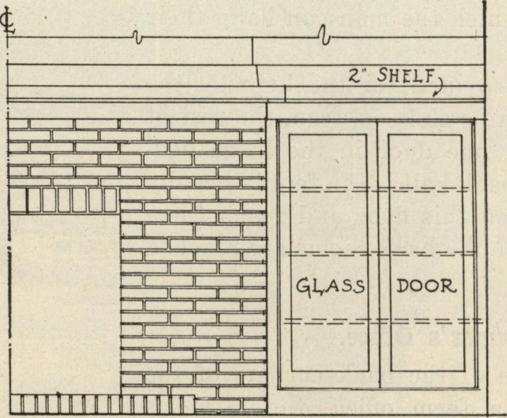 An illustration from How to read plans and take off bills of materials., 1917, leaf 117
