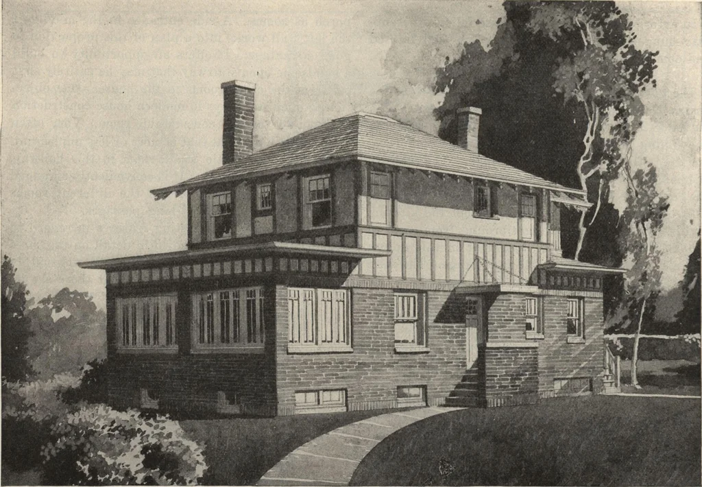 An illustration from How to read plans and take off bills of materials., 1917, leaf 119
