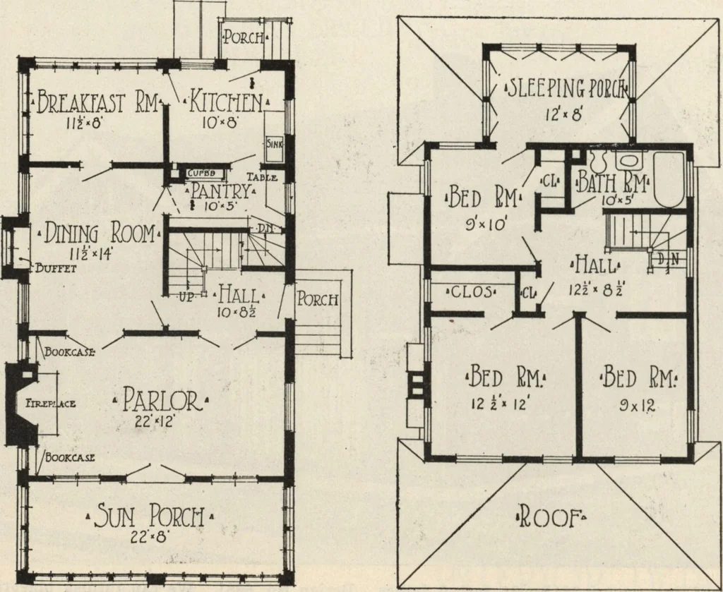 An illustration from How to read plans and take off bills of materials., 1917, leaf 119