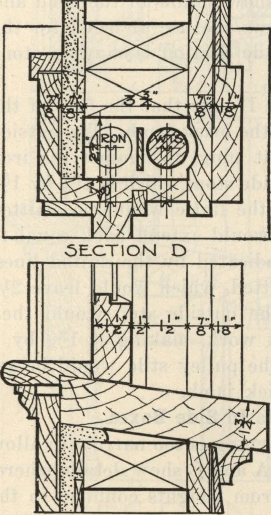 An illustration from How to read plans and take off bills of materials., 1917, leaf 132