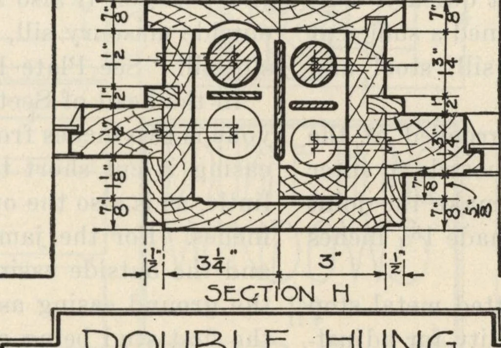 An illustration from How to read plans and take off bills of materials., 1917, leaf 132