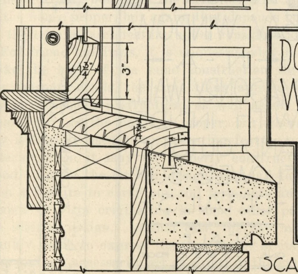 An illustration from How to read plans and take off bills of materials., 1917, leaf 134