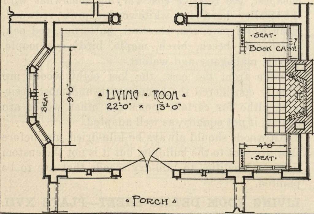 An illustration from How to read plans and take off bills of materials., 1917, leaf 145