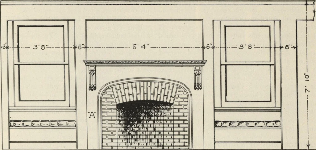 An illustration from How to read plans and take off bills of materials., 1917, leaf 146