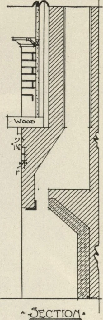 An illustration from How to read plans and take off bills of materials., 1917, leaf 149