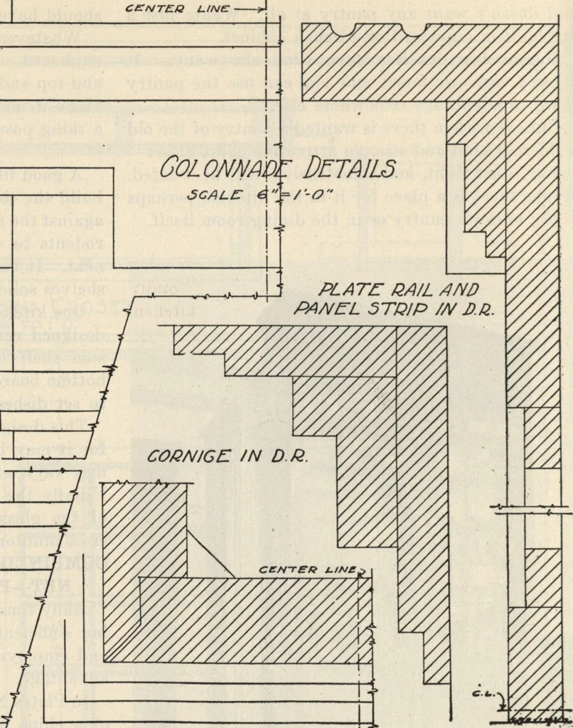 An illustration from How to read plans and take off bills of materials., 1917, leaf 153