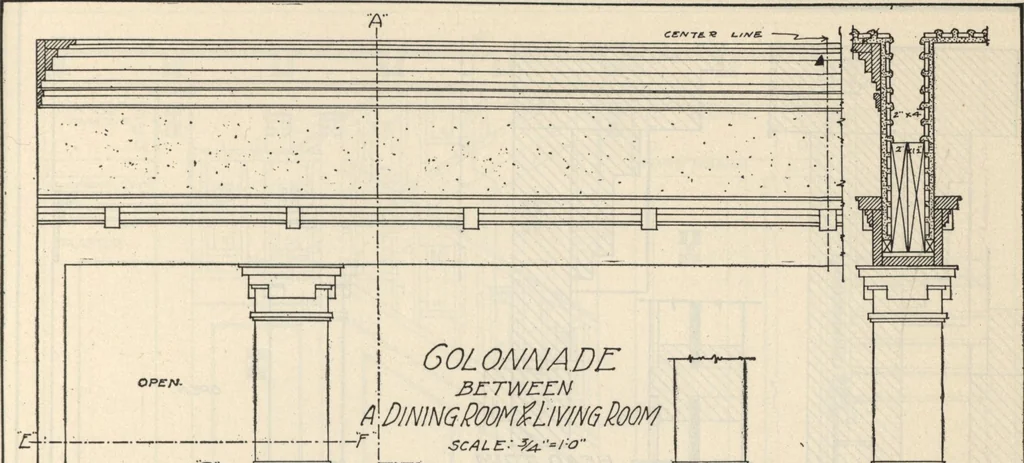 An illustration from How to read plans and take off bills of materials., 1917, leaf 154