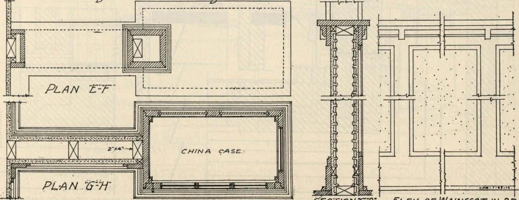 An illustration from How to read plans and take off bills of materials., 1917, leaf 154