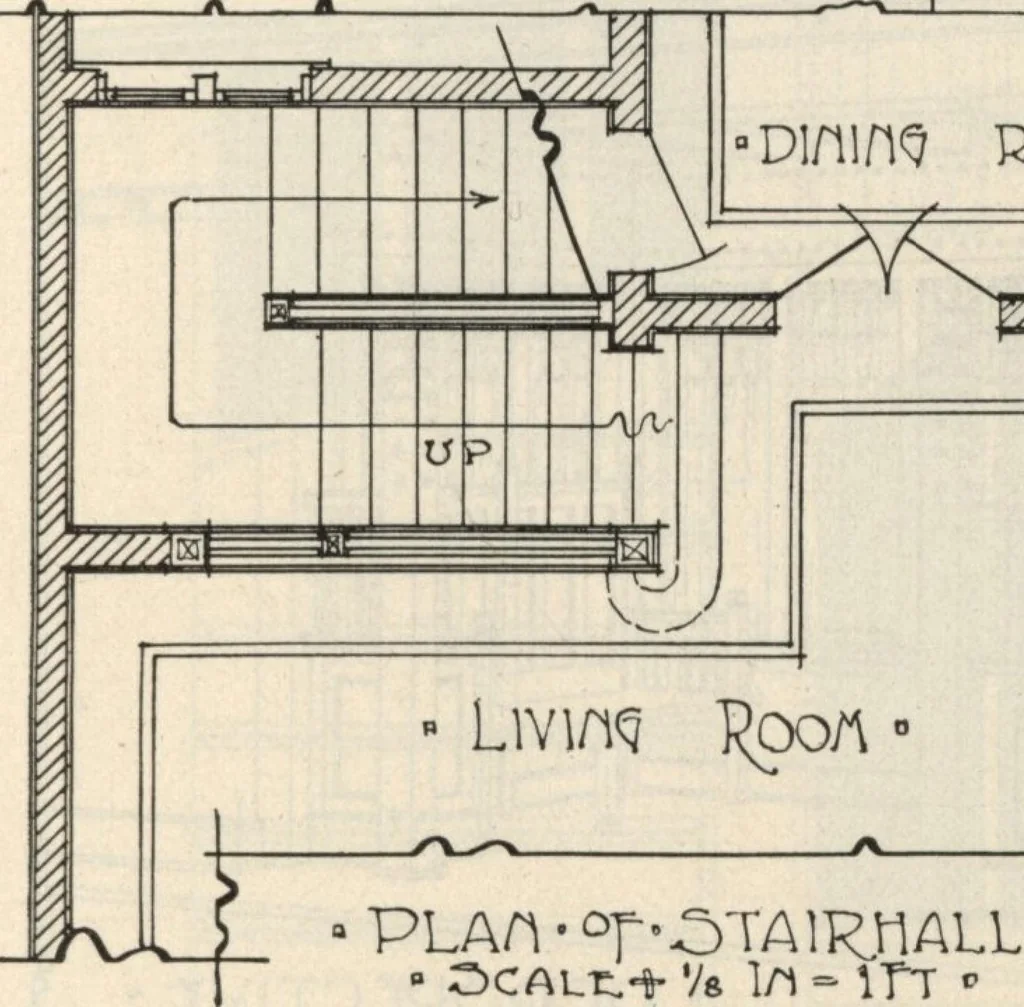 An illustration from How to read plans and take off bills of materials., 1917, leaf 156