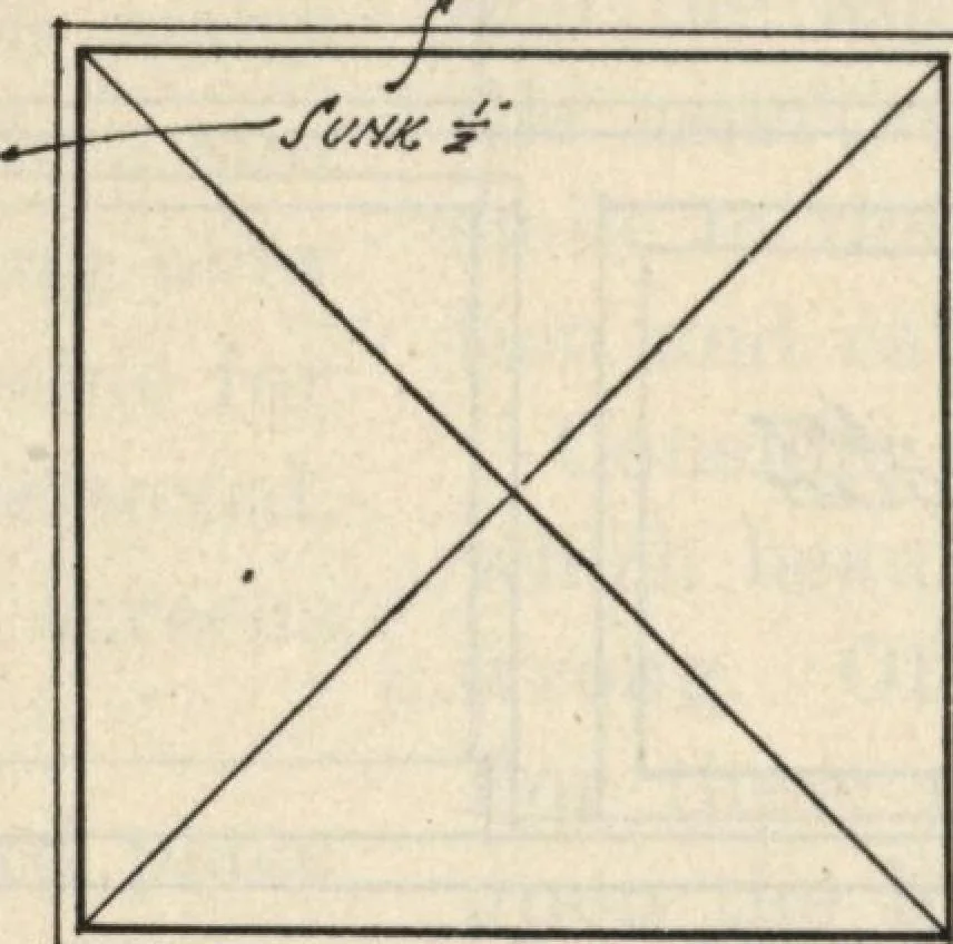 An illustration from How to read plans and take off bills of materials., 1917, leaf 161