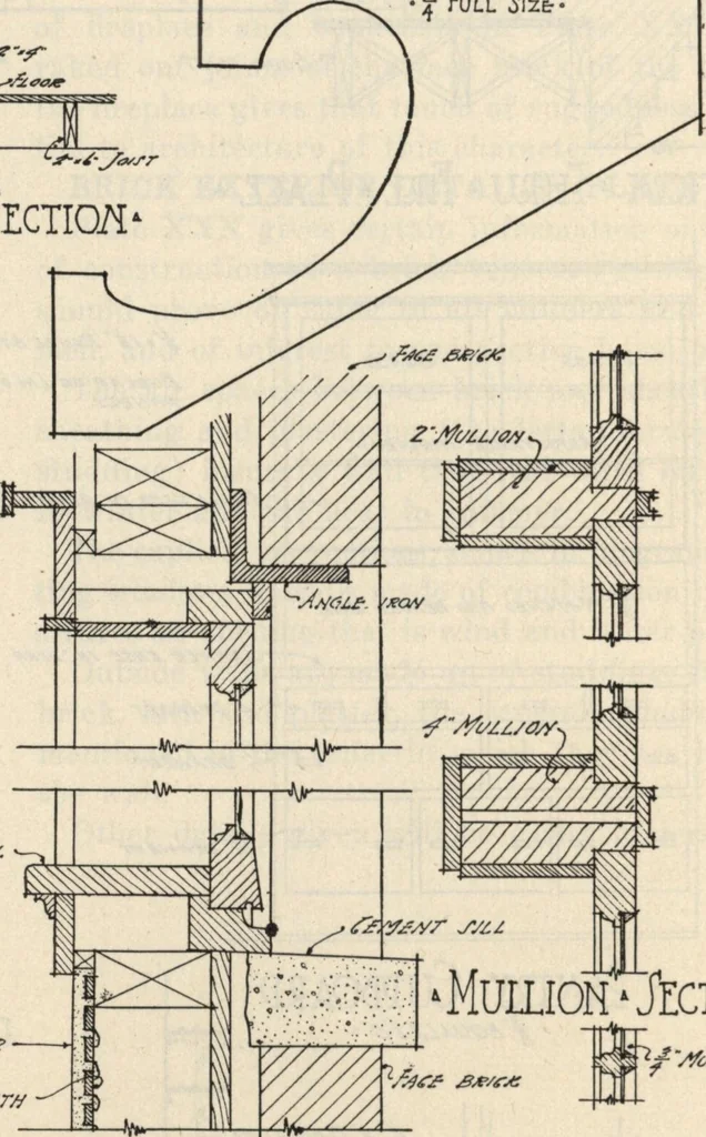 An illustration from How to read plans and take off bills of materials., 1917, leaf 161