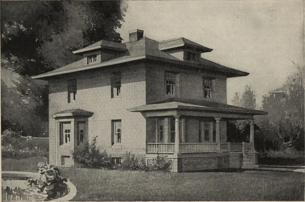 An illustration from How to read plans and take off bills of materials., 1917, leaf 18