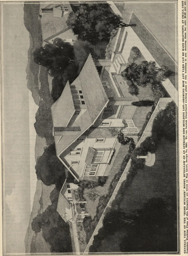 An illustration from How to read plans and take off bills of materials., 1917, leaf 189
