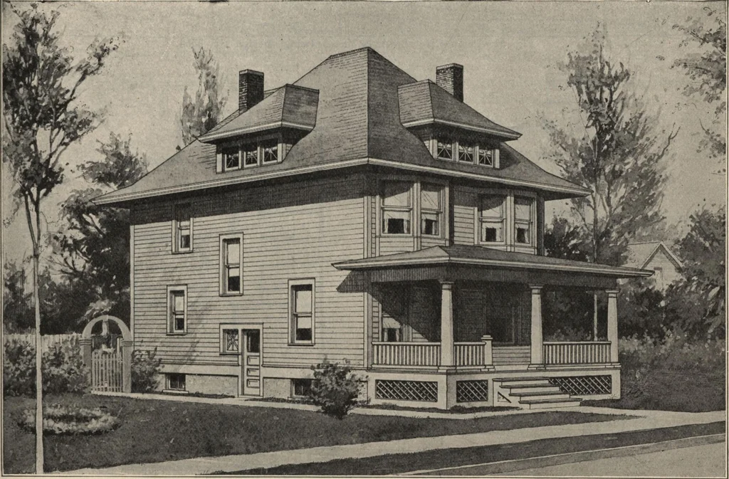 An illustration from How to read plans and take off bills of materials., 1917, leaf 22
