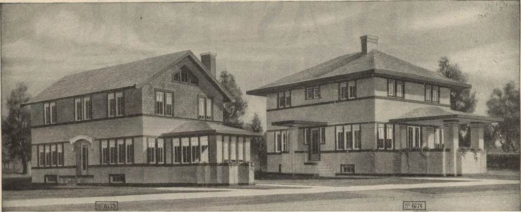 An illustration from How to read plans and take off bills of materials., 1917, leaf 227