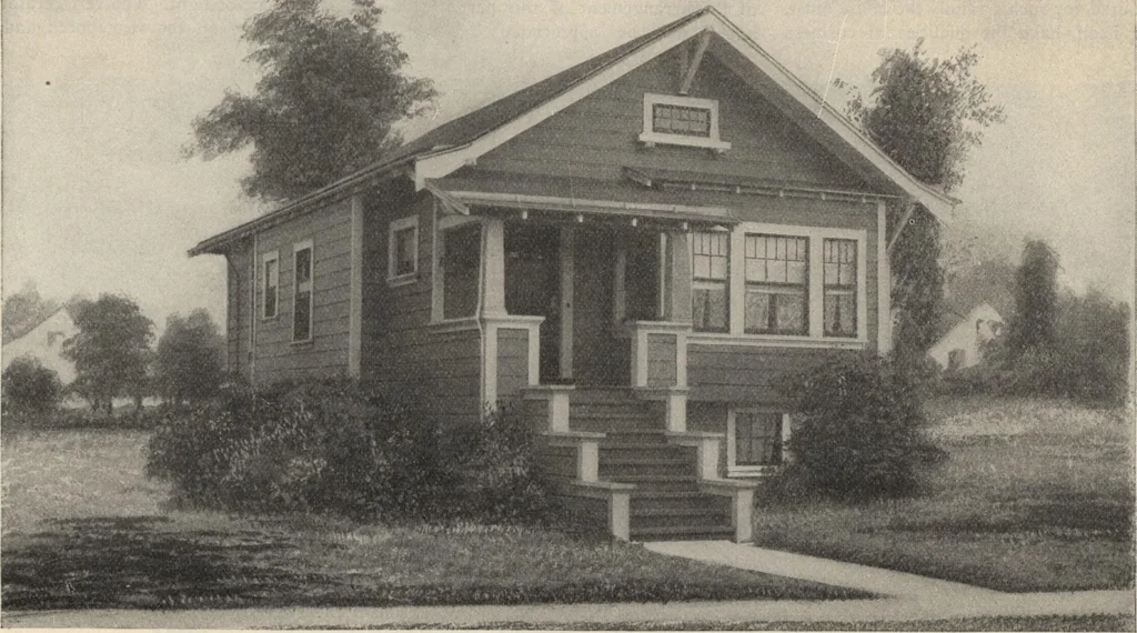 An illustration from How to read plans and take off bills of materials., 1917, leaf 232