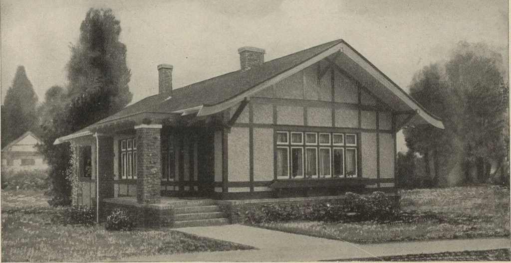 An illustration from How to read plans and take off bills of materials., 1917, leaf 236