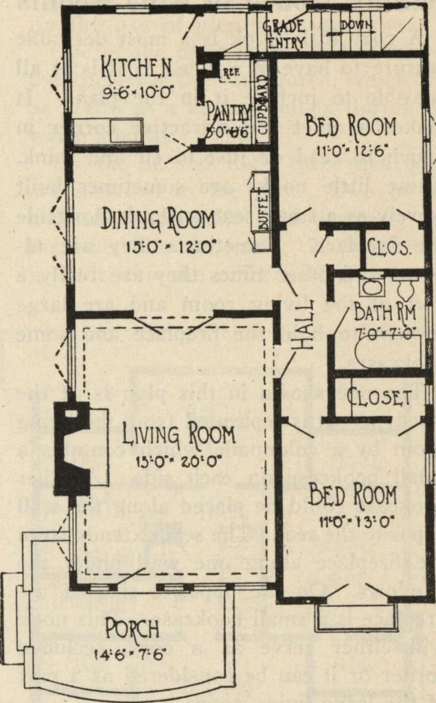 An illustration from How to read plans and take off bills of materials., 1917, leaf 238