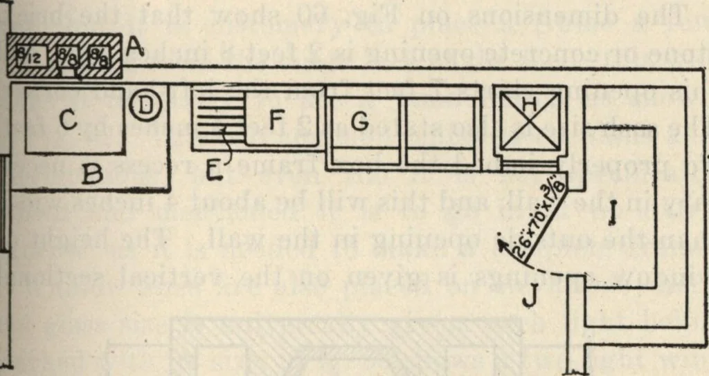 An illustration from How to read plans and take off bills of materials., 1917, leaf 24