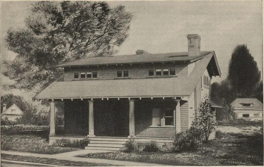 An illustration from How to read plans and take off bills of materials., 1917, leaf 241