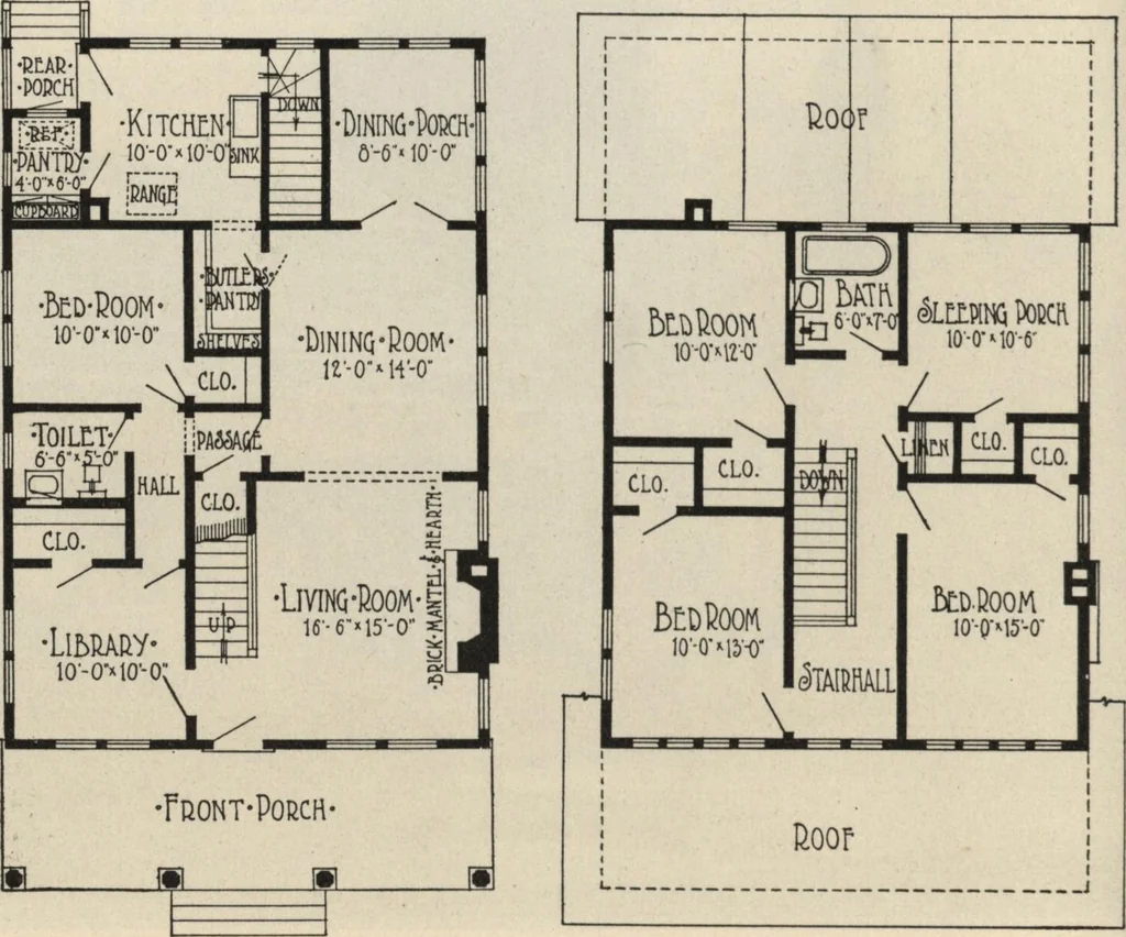 An illustration from How to read plans and take off bills of materials., 1917, leaf 241