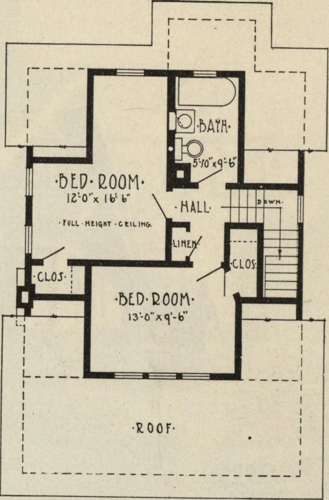 An illustration from How to read plans and take off bills of materials., 1917, leaf 242