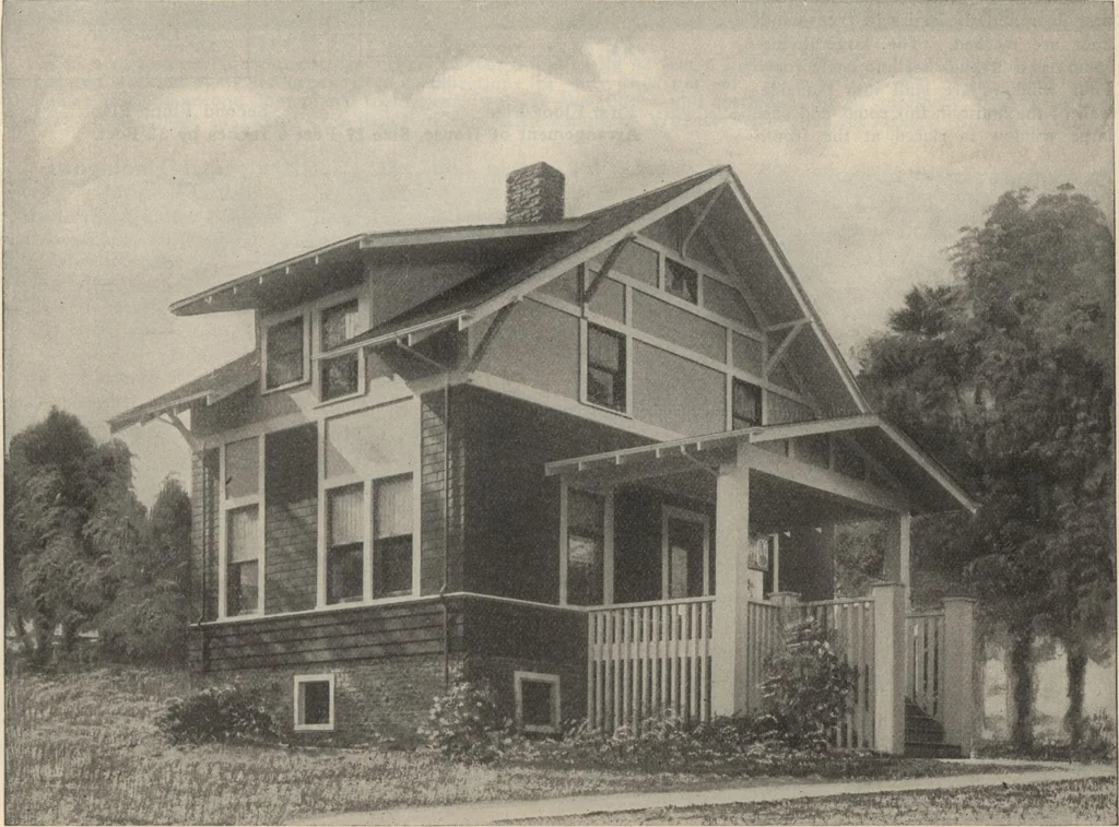 An illustration from How to read plans and take off bills of materials., 1917, leaf 244
