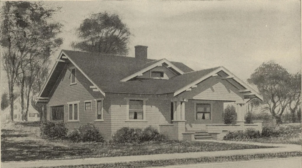An illustration from How to read plans and take off bills of materials., 1917, leaf 245
